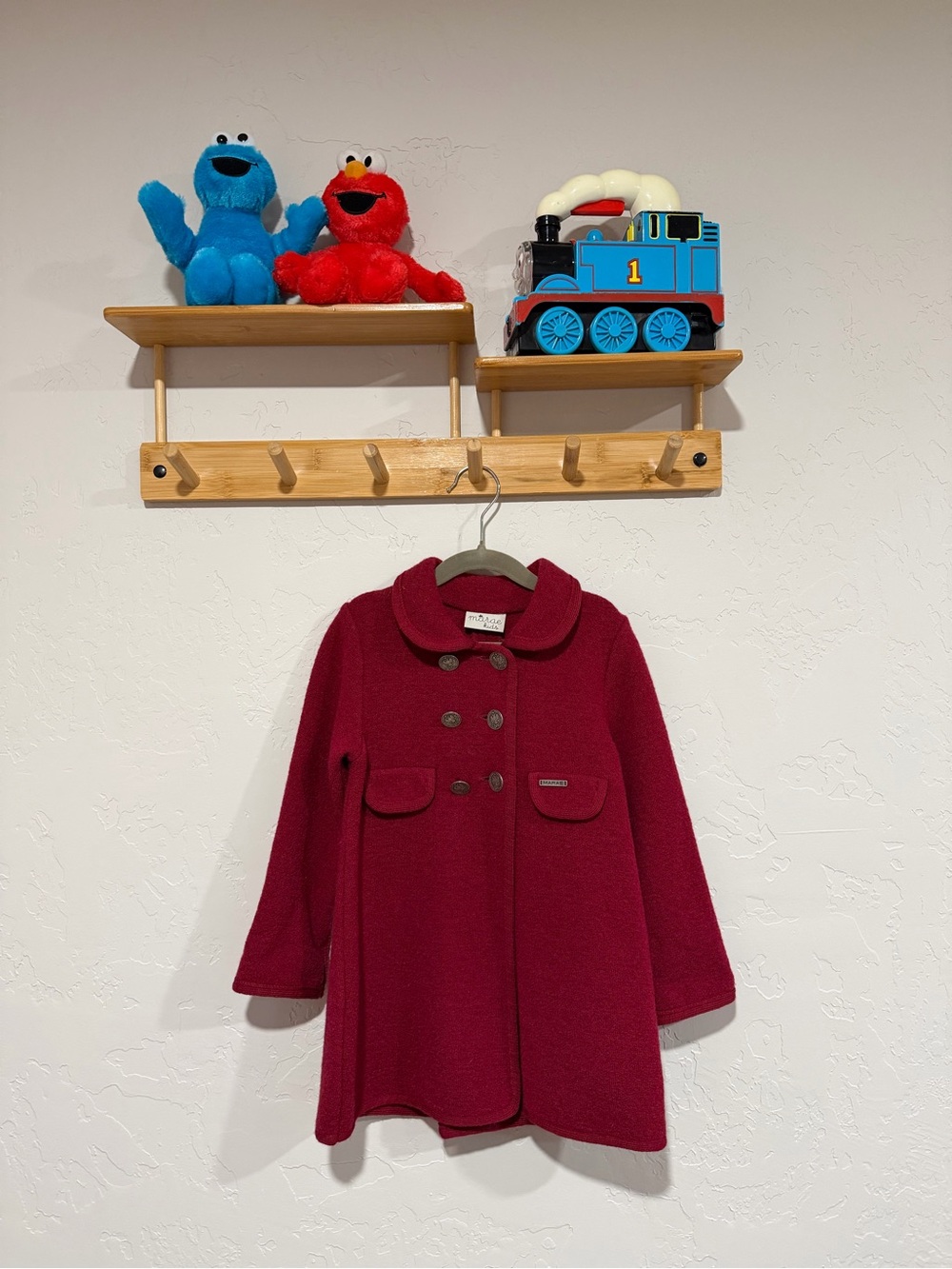 Amara Razorbill Coat in Burgundy RARE FIND!!!!!!